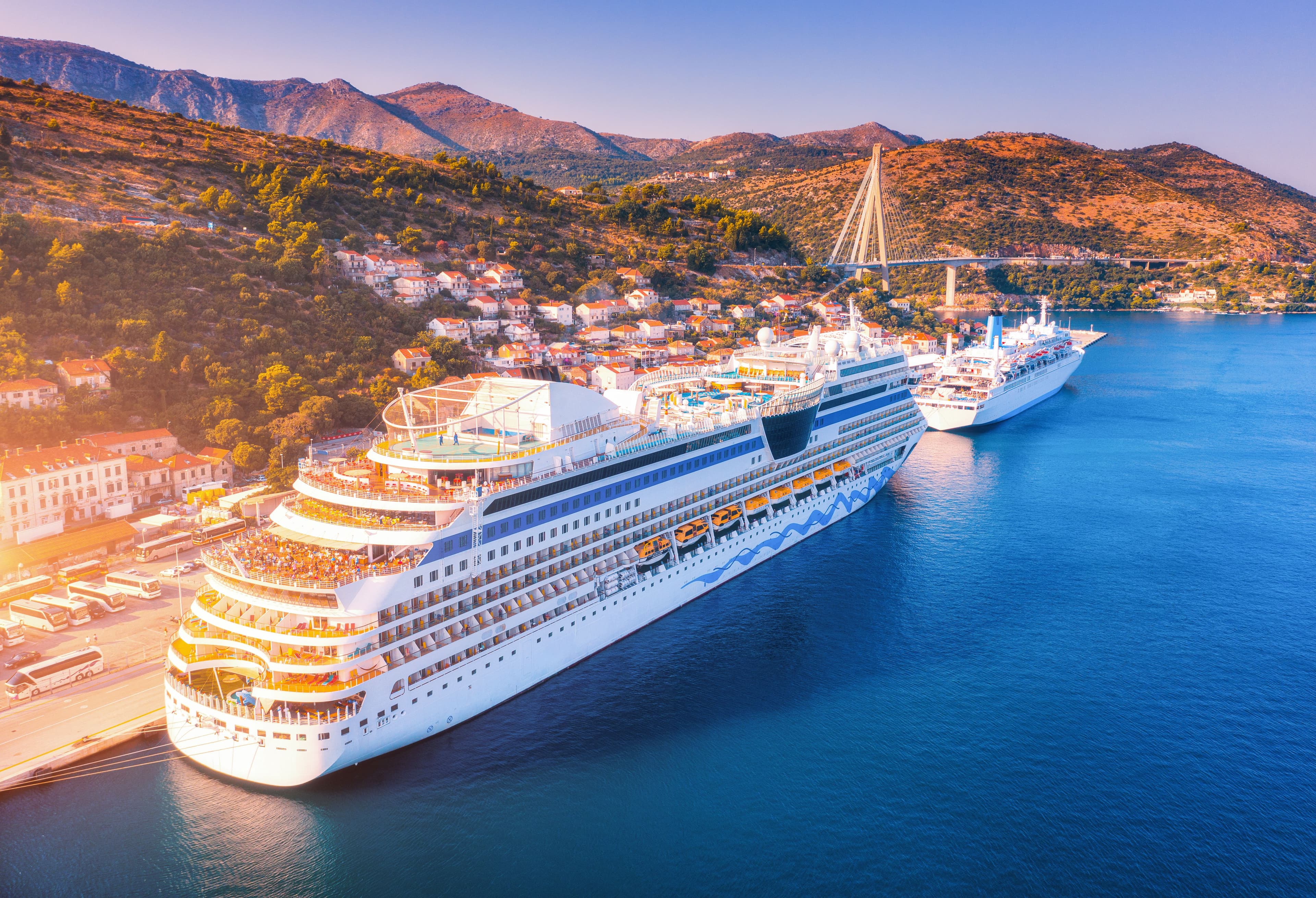 Cruise Ship at the harbor